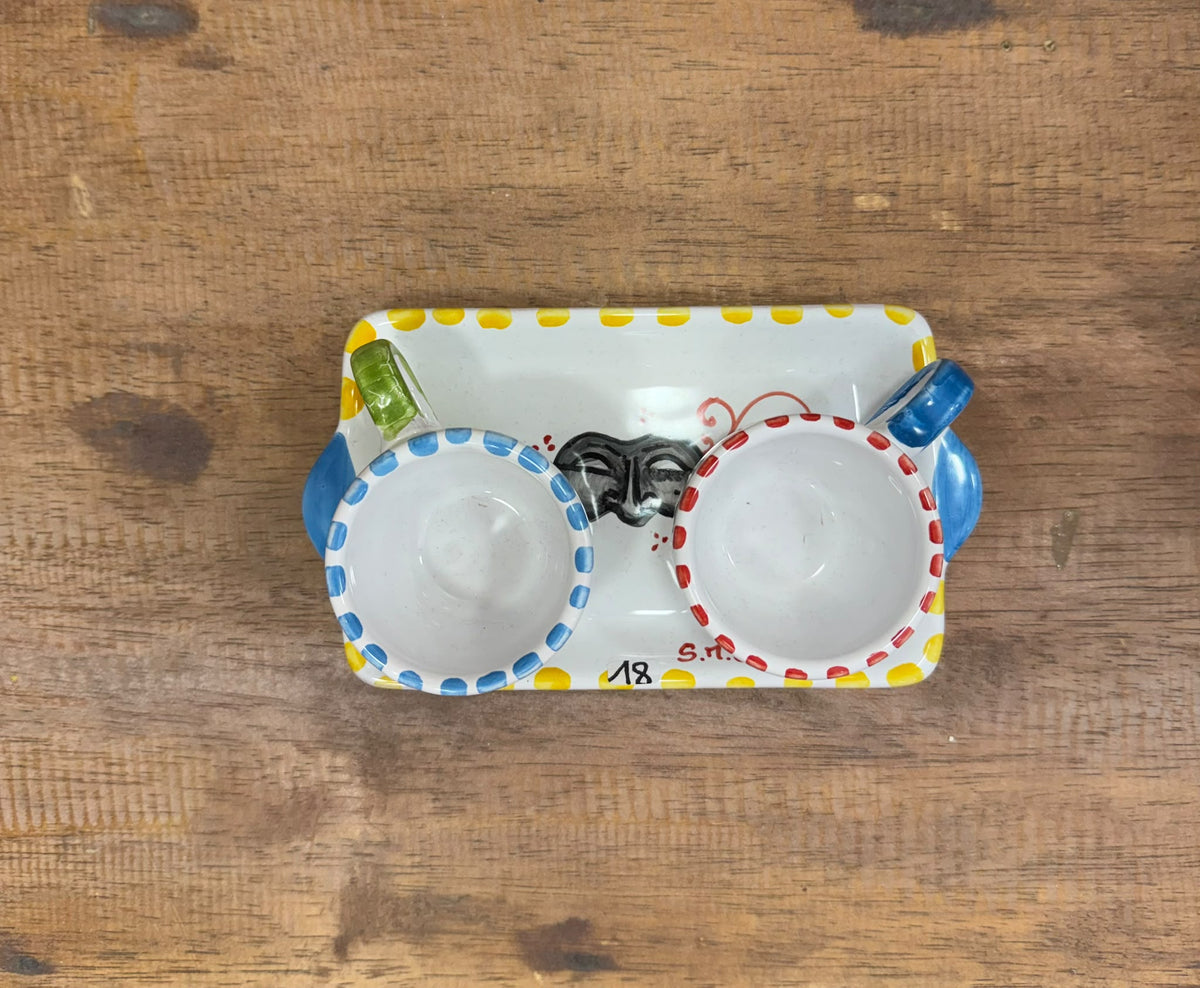 SET CAFFE IN CERAMICA ARTIGIANALE