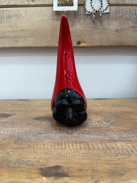 CORNO IN CERAMICA ARTIGIANALE PULCINELLA