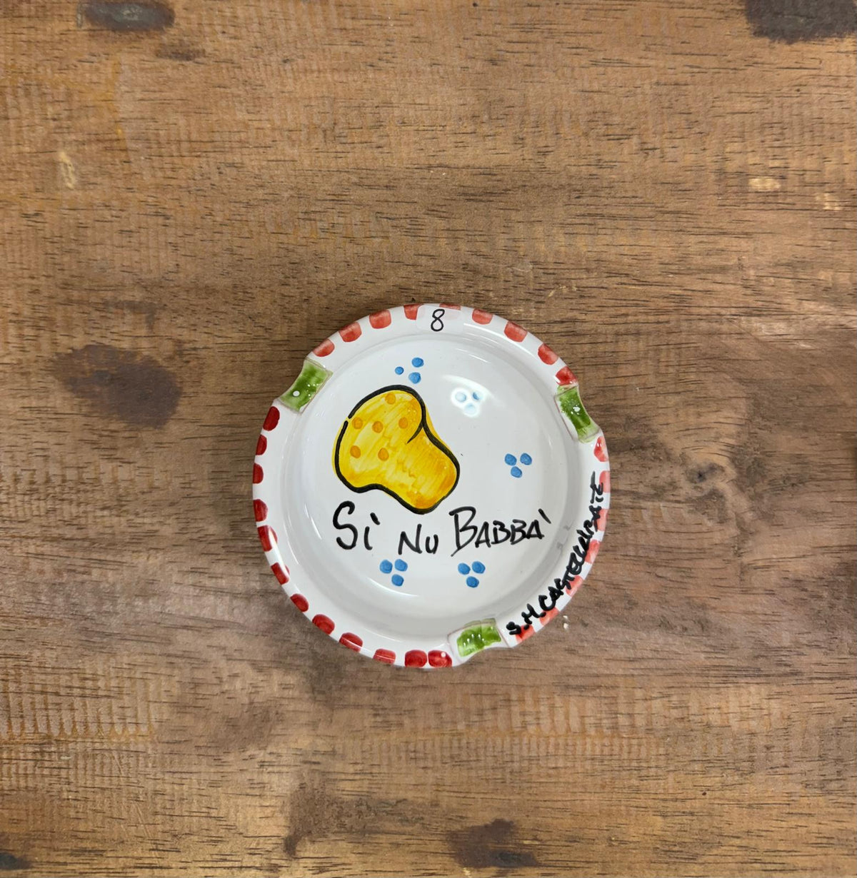 POSACENERE IN CERAMICA ARTIGIANALE