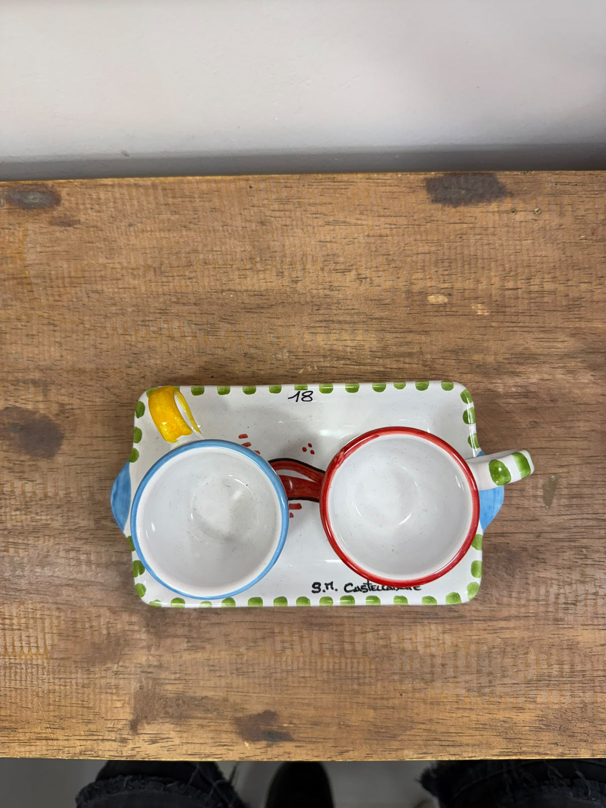 SET CAFFE IN CERAMICA ARTIGIANALE