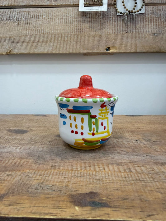 BARATTOLO IN CERAMICA ARTIGIANALE