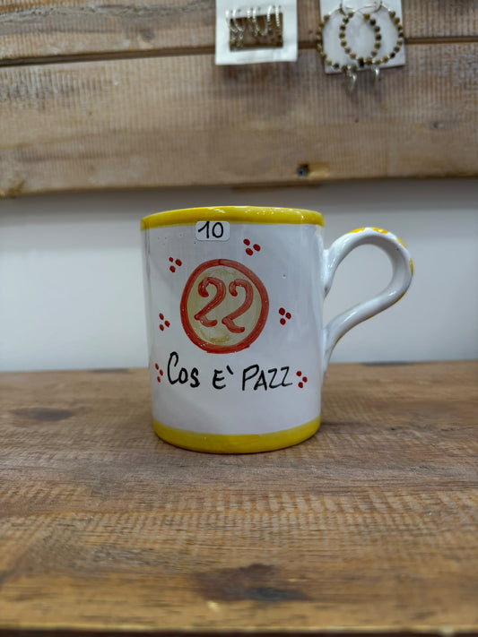 TAZZA IN CERAMICA ARTIGIANALE